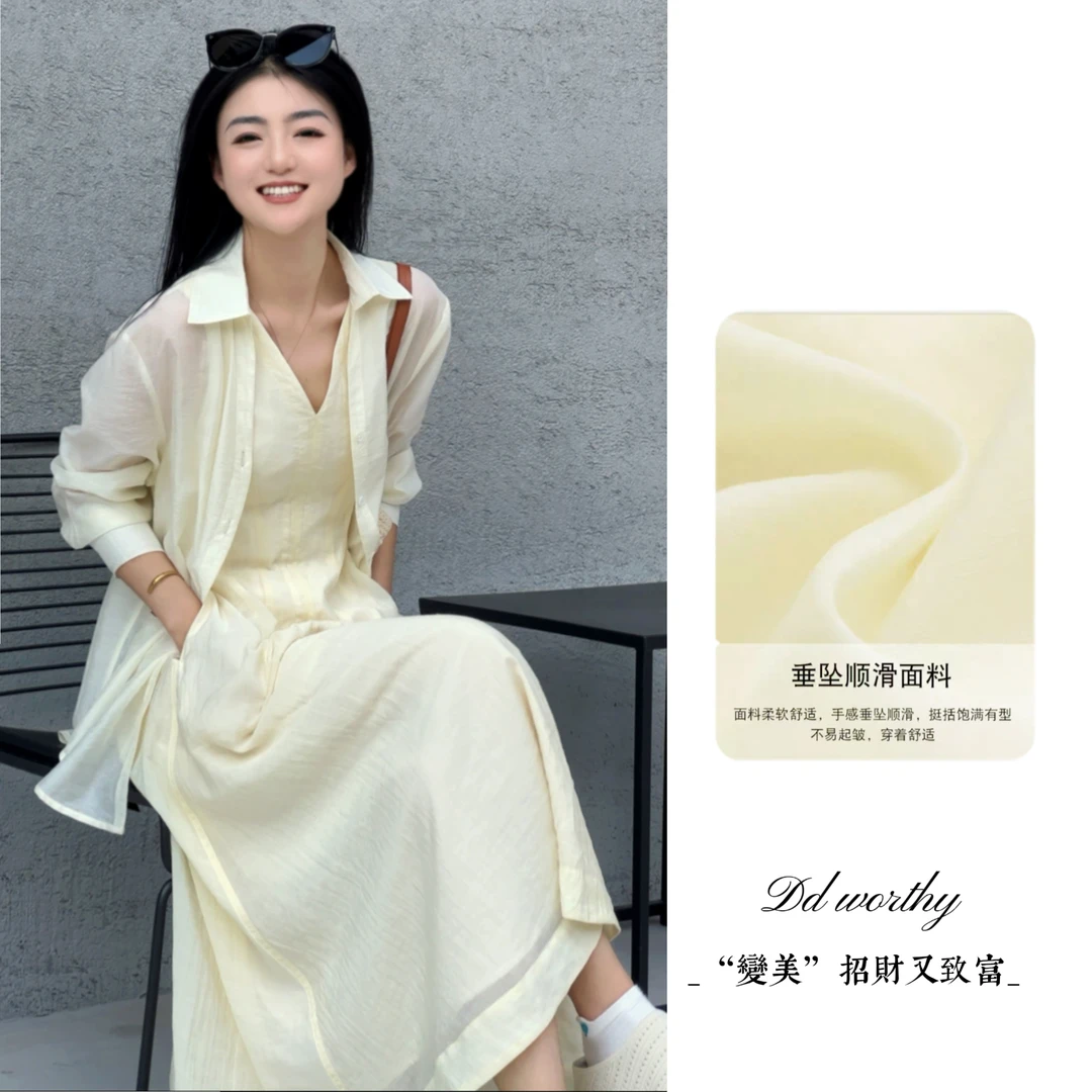天丝慵懒宽松衬衫2025新款