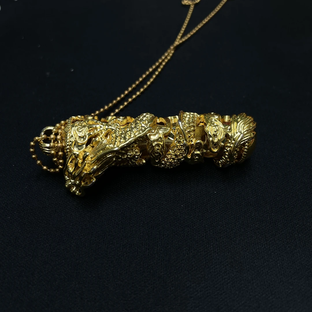 铜合金吊坠 S83号盘龙柱网红时尚潮流饰品新品时尚高端【YB-DY】