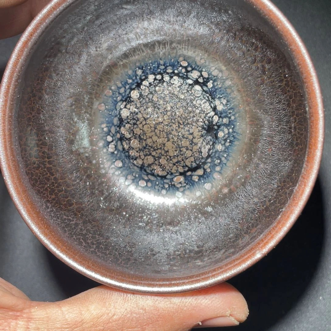 茶盏龙窑柴烧老黄甄选59