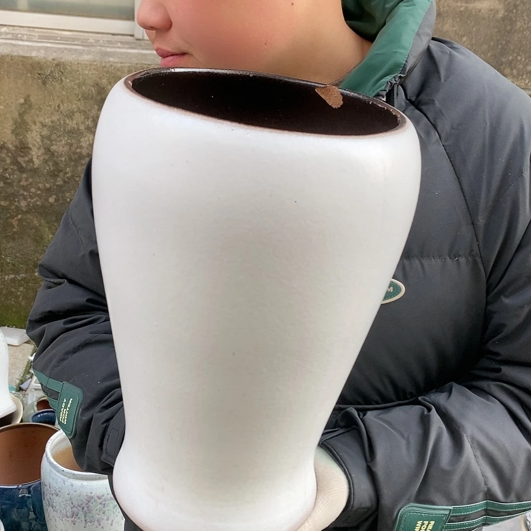 紫砂花盆正品口18高32