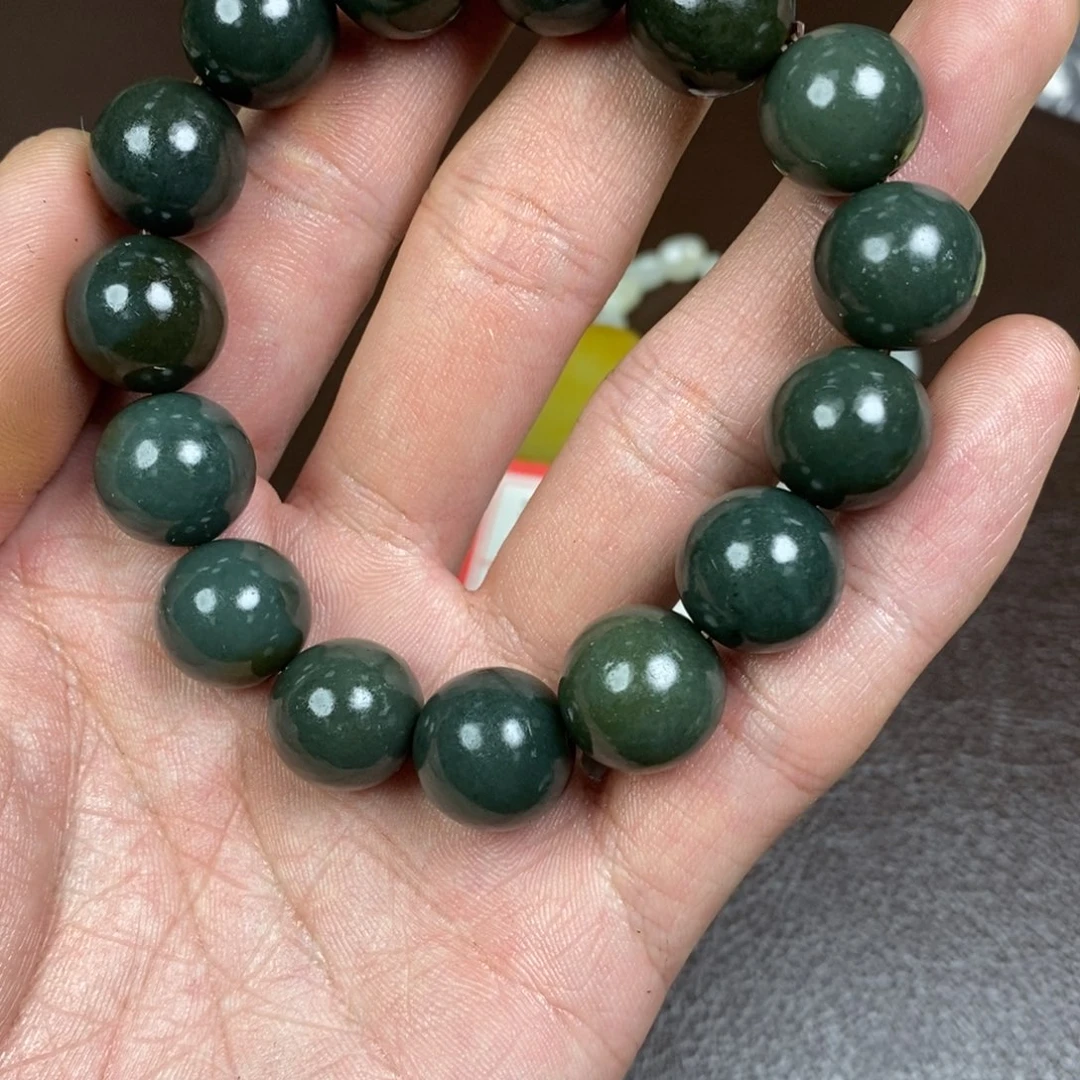 雨***）和田玉（糖玉）未镶嵌手链