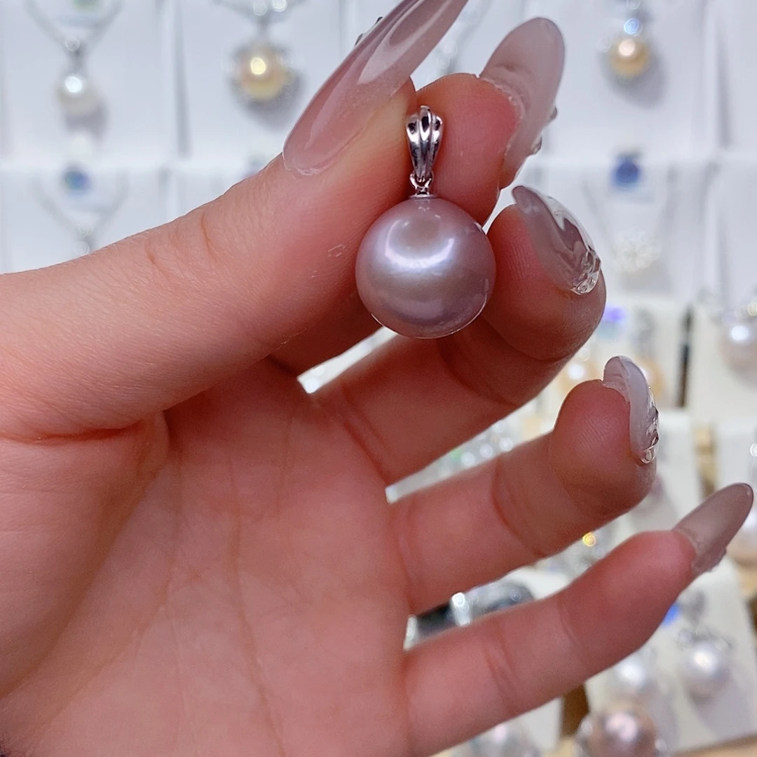 吊坠(赠链)银S925镶嵌淡水珍珠