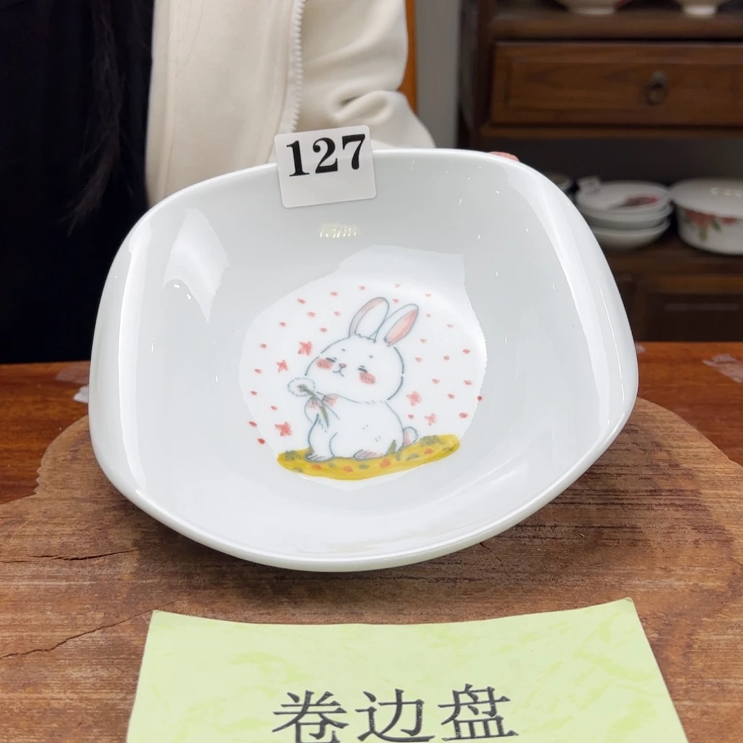 瓷片景德镇陶瓷手工手绘作品