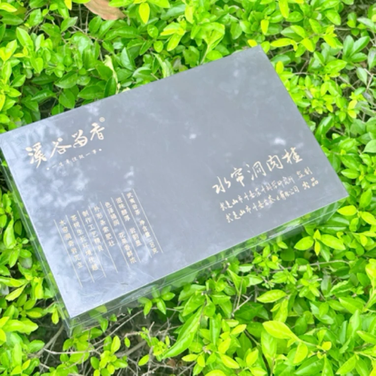 溪谷留香水帘洞肉桂武夷岩茶乌龙茶高端礼盒装100克