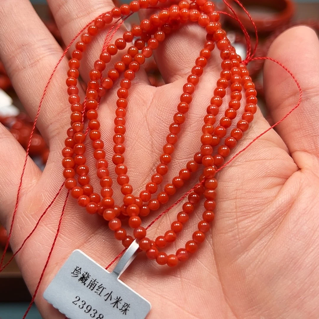 南红玛瑙未镶嵌手串