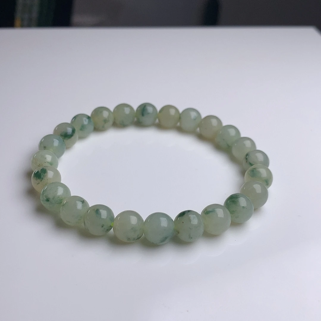 未镶嵌手串翡翠8mm！