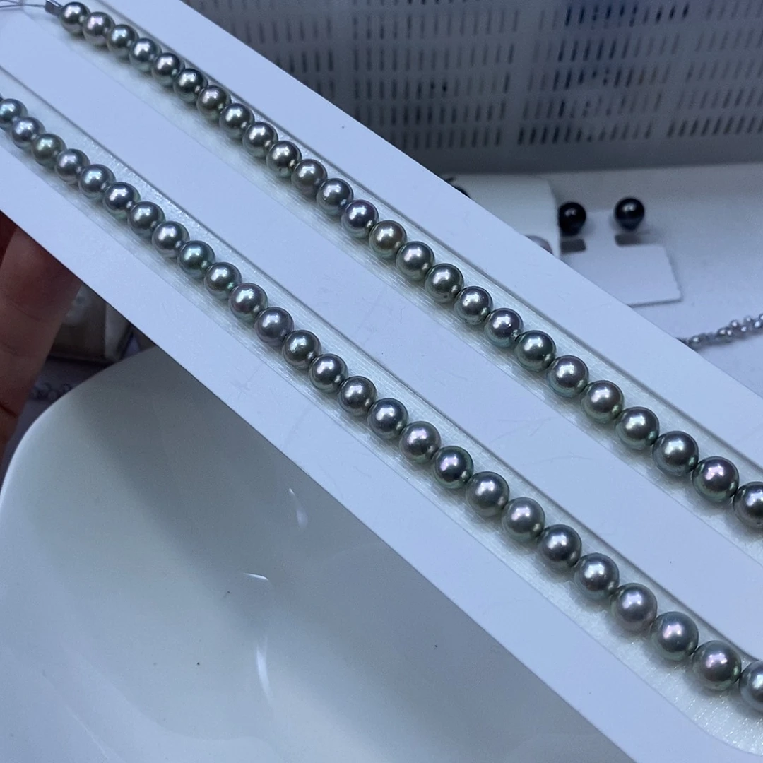 银S925镶嵌海水珍珠颈饰