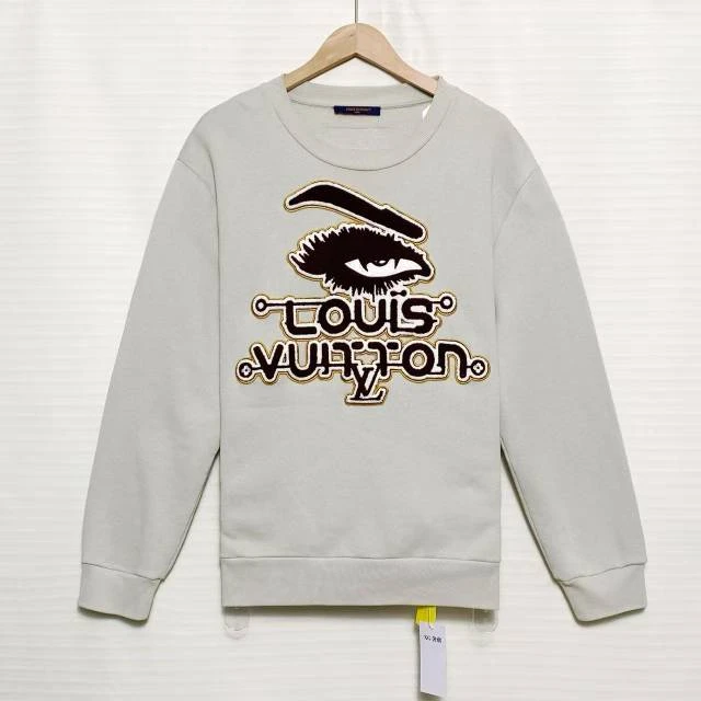 95新 LouisVuitton/路易威登 lv 眼睛刺绣 卫衣/4L码/XG-Y26272