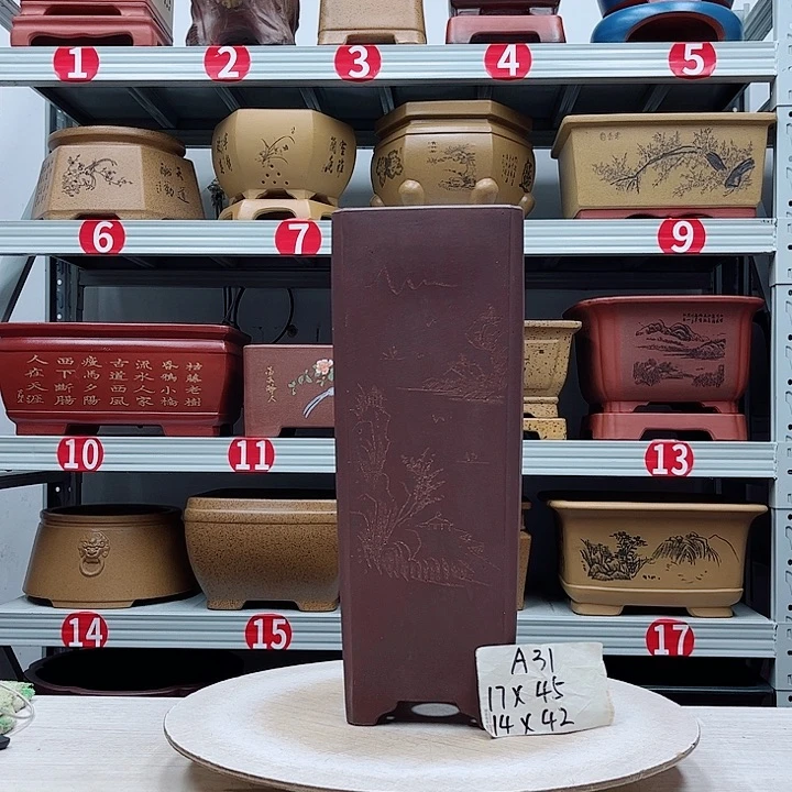 紫砂花盆紫砂花盆