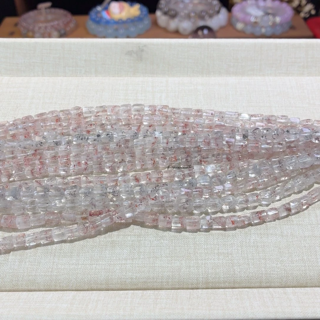 未镶嵌手链水晶金草莓原石多样性只发其一可挑选