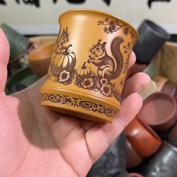茶杯紫砂全手工紫砂主人杯