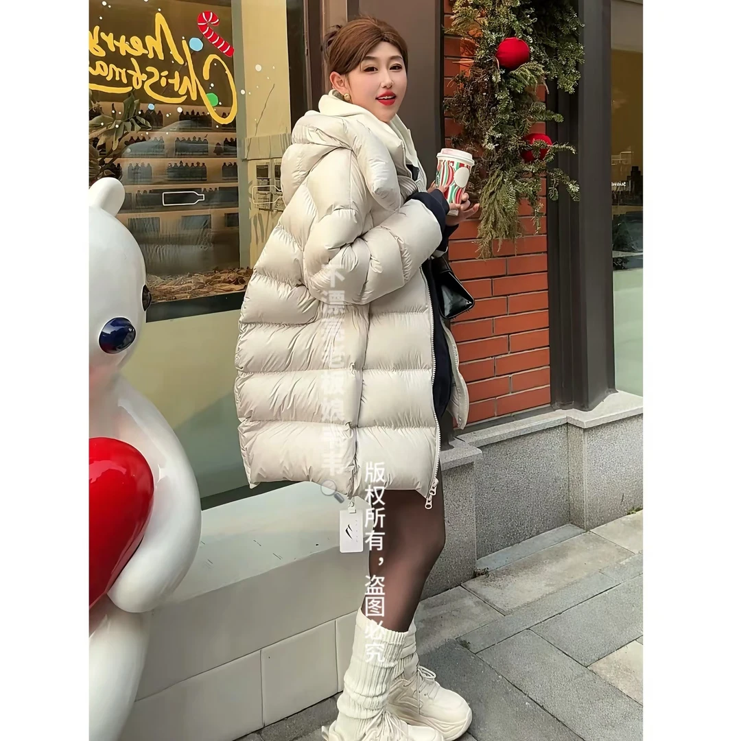 【90%绒子含量】2024冬季新款韩版泡芙宽松龟背羽绒服8823