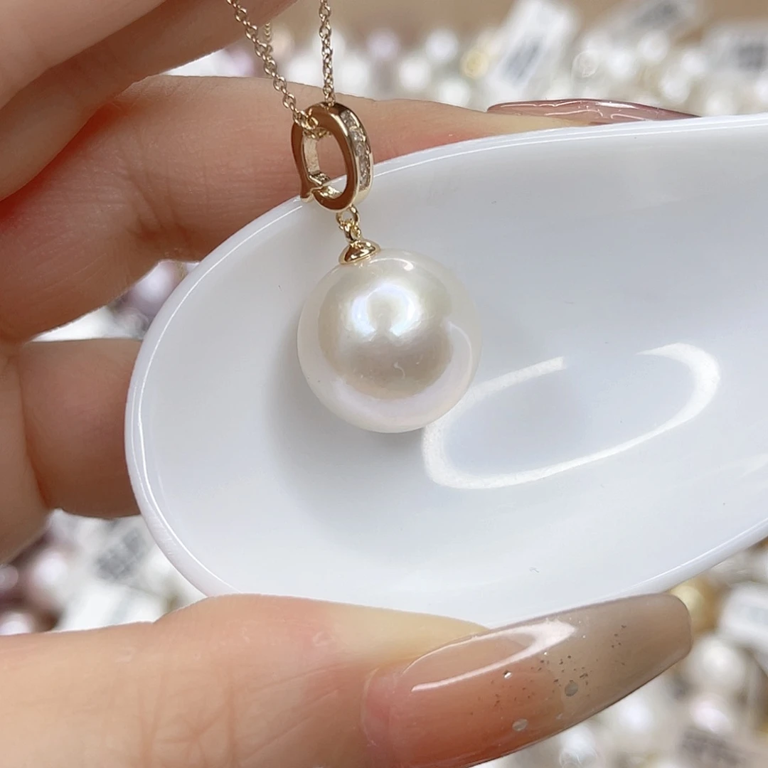 淡水珍珠合金吊坠(赠链)