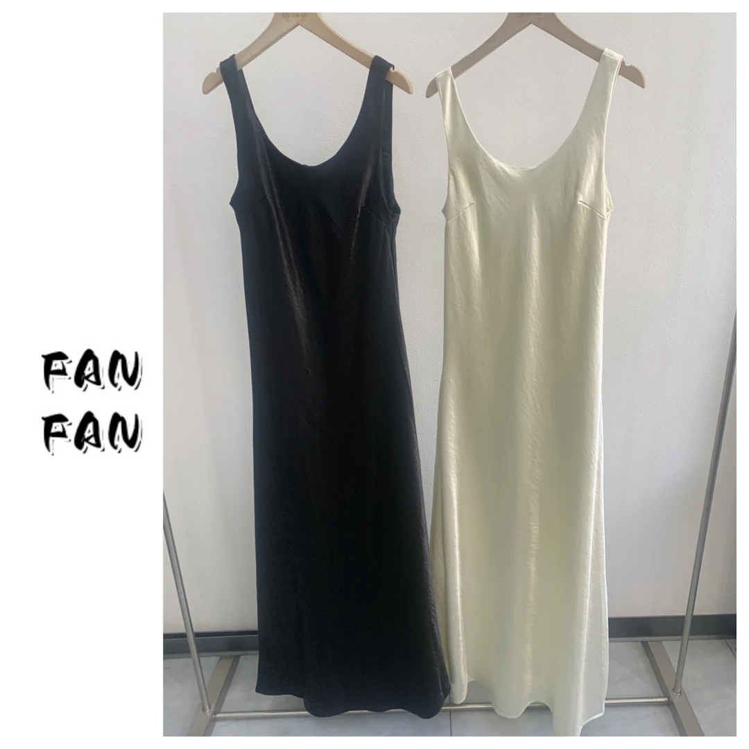 FANFAN {法式名媛U型领}吊带连衣裙