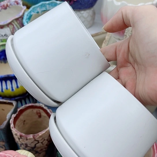 多肉绿植陶瓷花盆9.9包邮