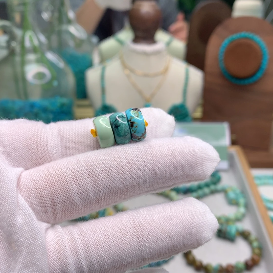 绿松石未镶嵌配饰