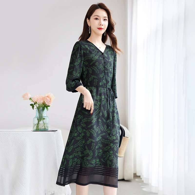 【吉岚】真丝桑蚕丝连衣裙82501633