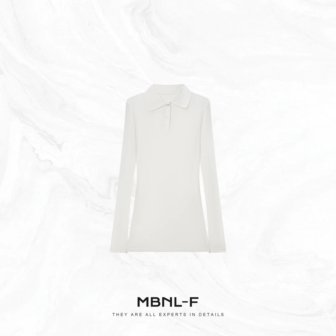 MBNL-F "POLO裙"  优雅复古修身长袖连衣裙 秦磊XM-XQZ025