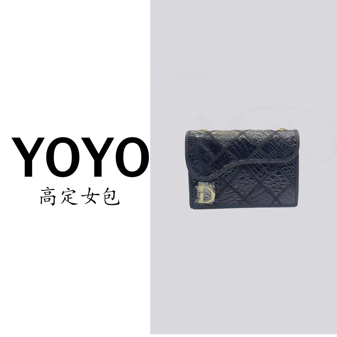古考 高定新款鳄鱼皮真皮女包轻奢百搭女款3585Z