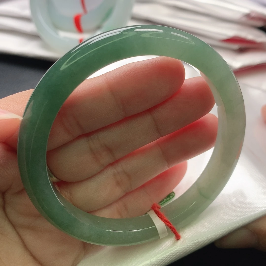 d***g翡翠未镶嵌手镯缅甸58