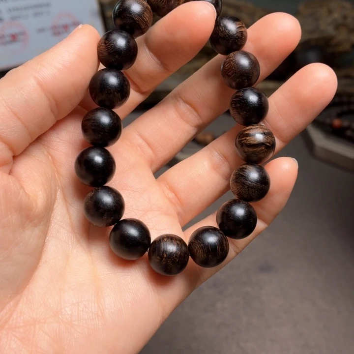 手串沉香越南芽庄白棋楠瘤疤1.2