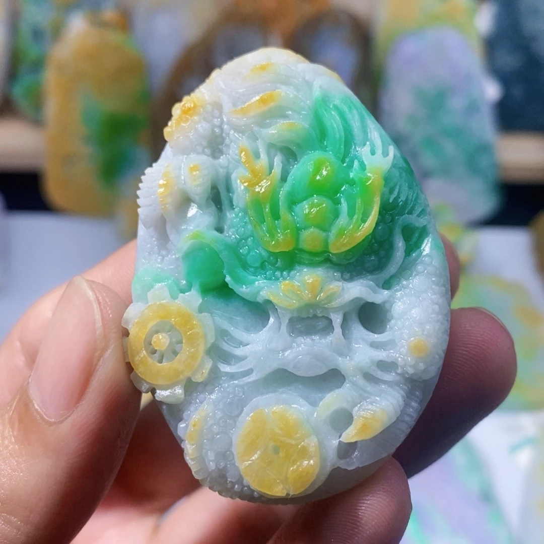 定制翡翠未镶嵌天然翡翠A货