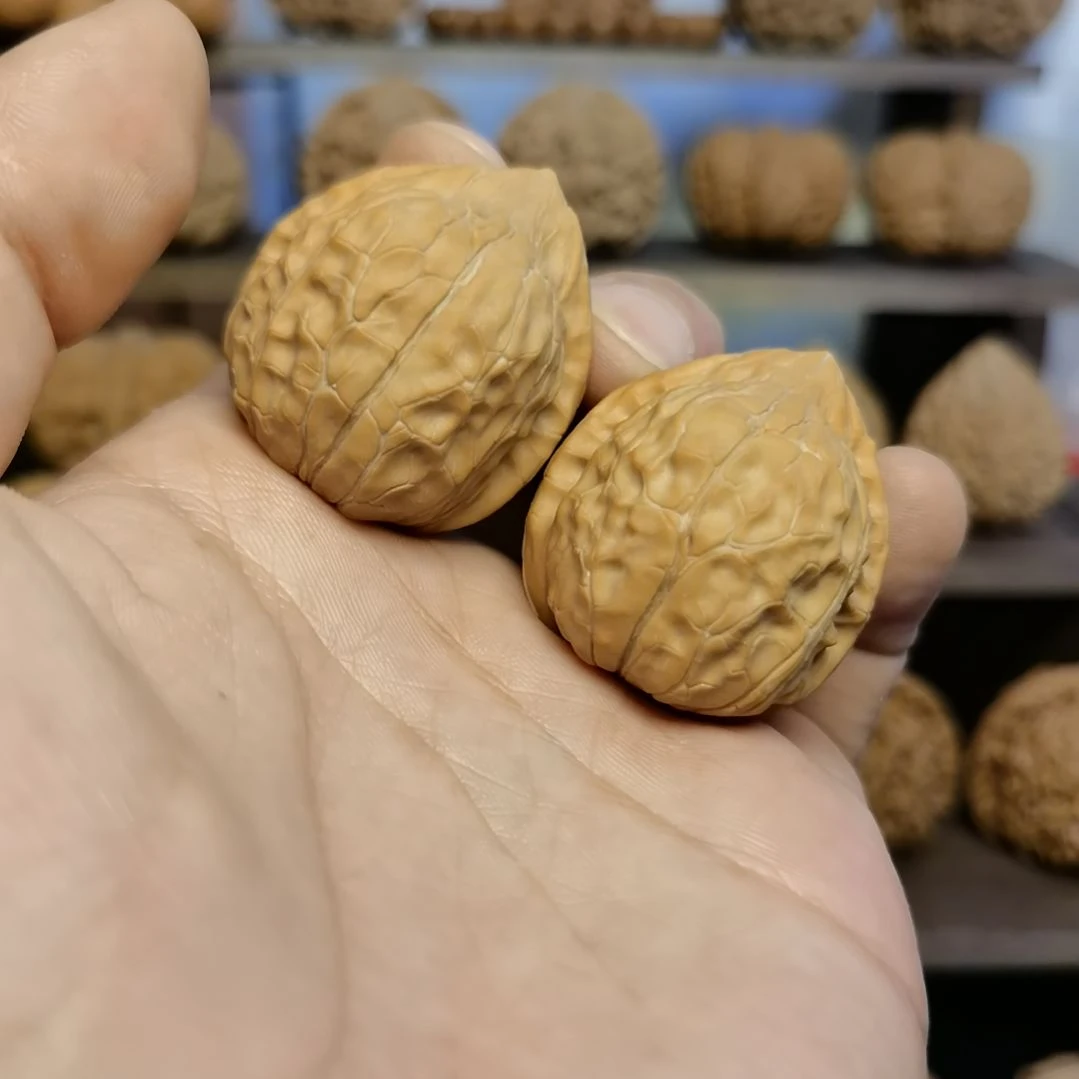 把件文玩核桃34全品精对龟甲纹