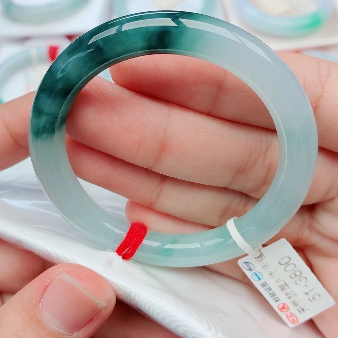 翡翠未镶嵌手镯天然翡翠手镯