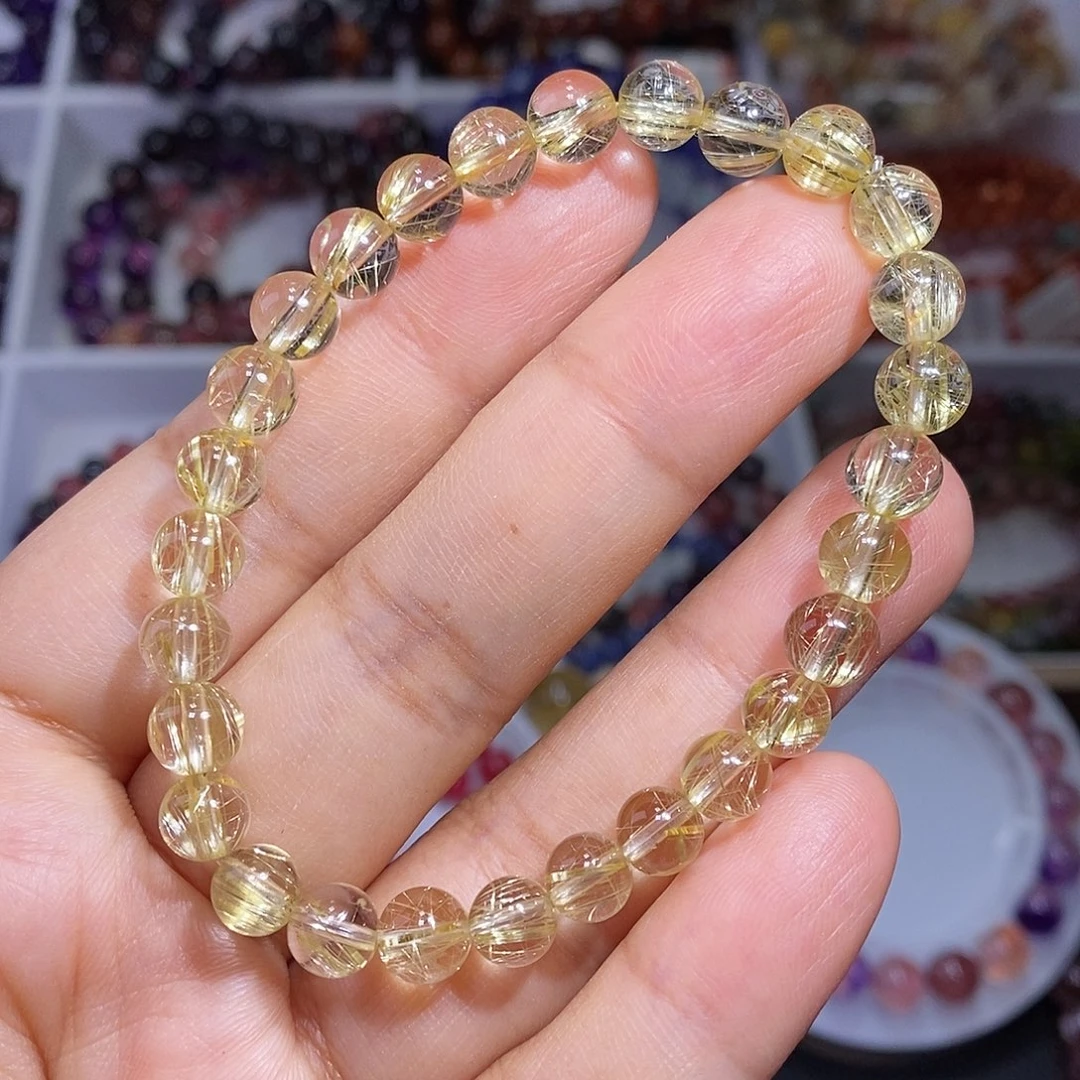 水晶未镶嵌手链钛金