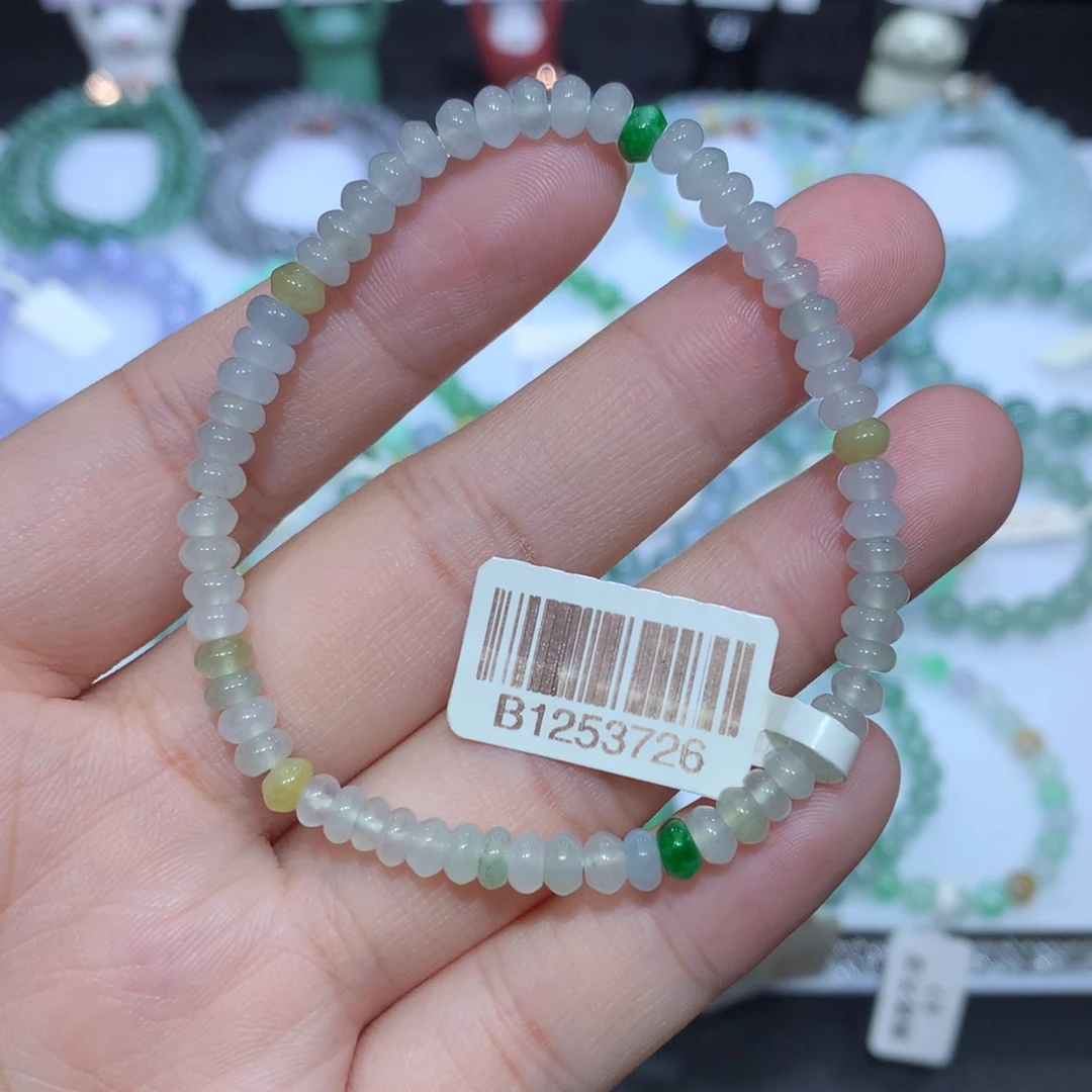 翡翠未镶嵌手串天然