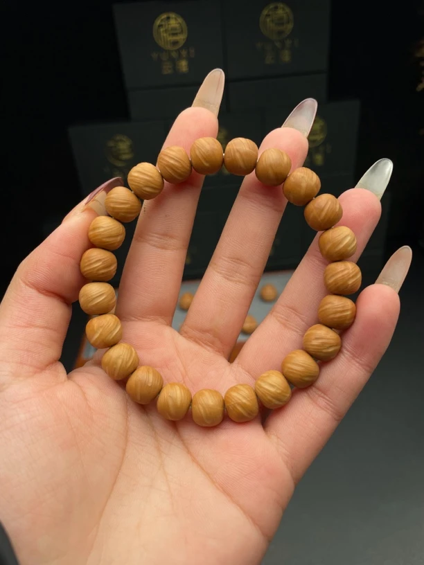 【YUNXI云禧】全品手工深坑云锦·猴头核桃单圈