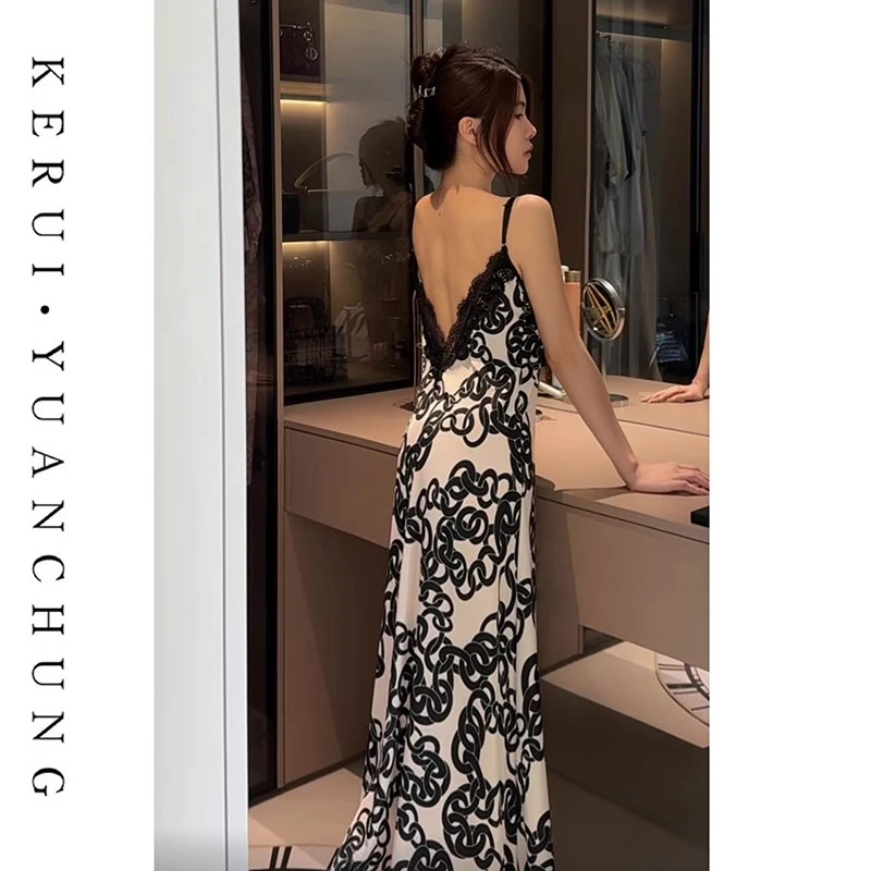 【梦链星河】法式美背睡裙女显瘦可外穿睡裙