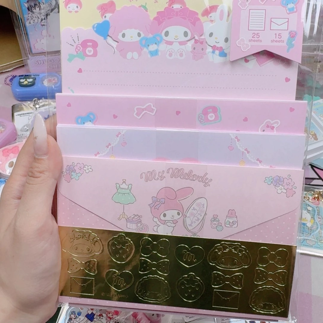 三丽鸥美乐蒂信封信纸套装