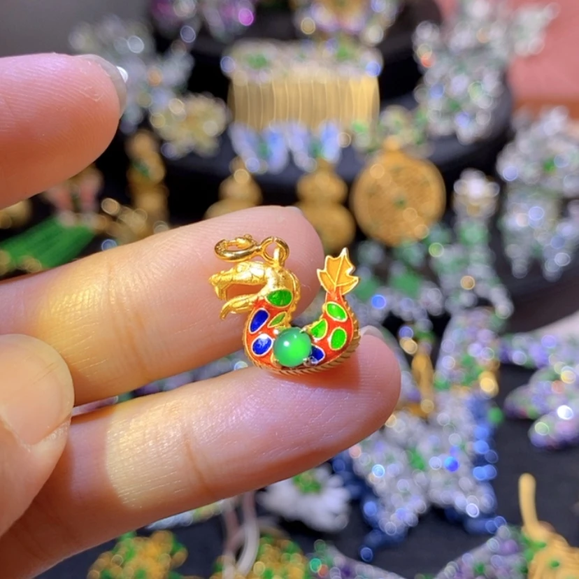 【闪购商品】银S925镶嵌挂件翡翠