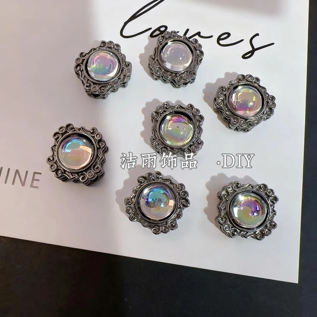 (洁雨饰品 DIY)  T019  福利黑月光多孔通孔魔盒串珠diy饰品配件