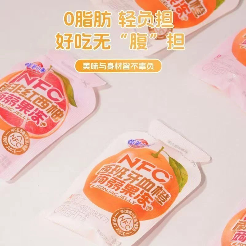 蜡笔小新NFC真果汁蒟蒻果冻混合水果口味果汁果冻儿童零食