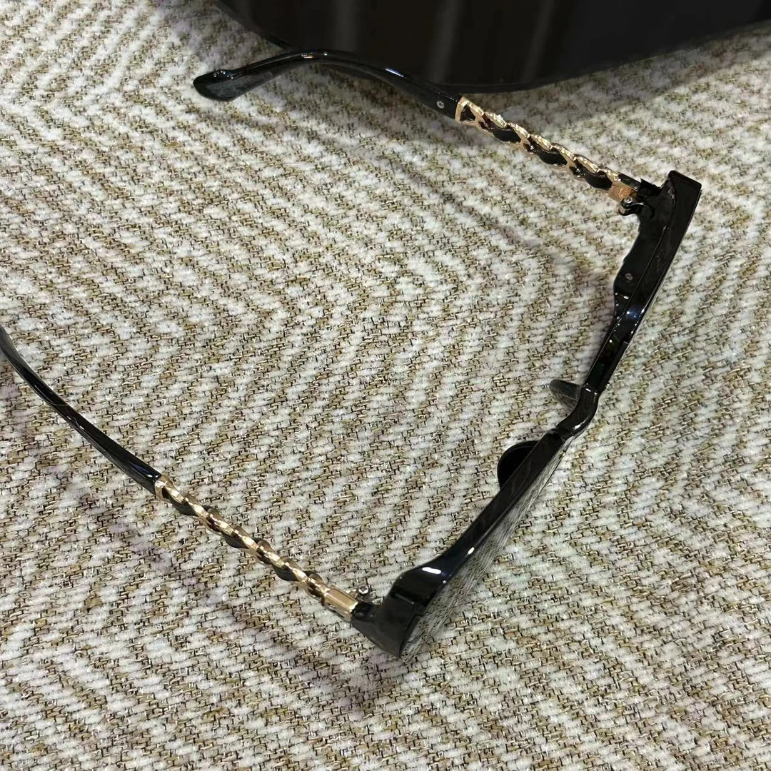 侧边编织个性大方框墨镜-38254