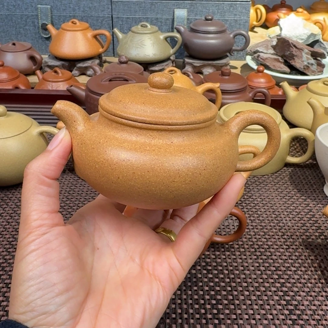 茶壶段泥黄金段185毫升左右
