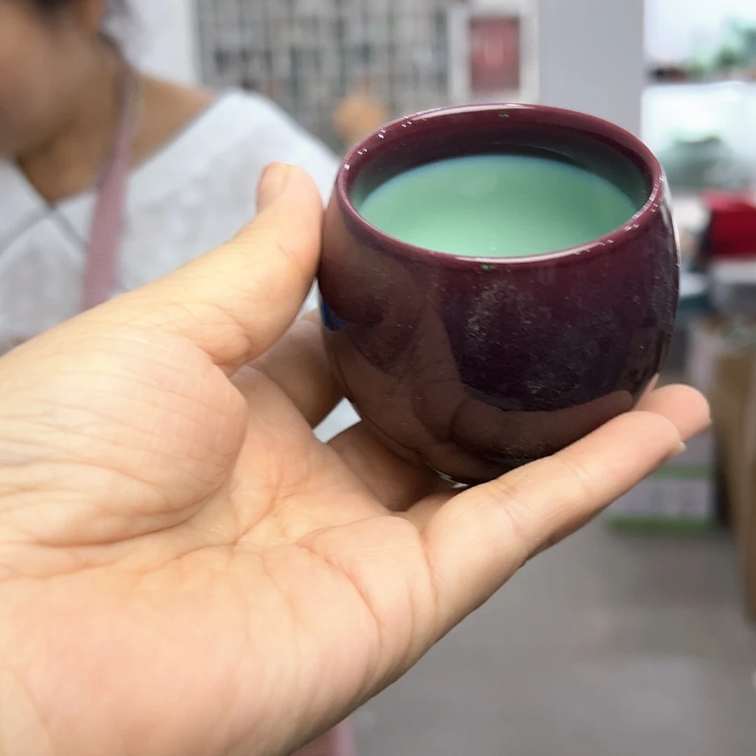 龙泉云间青瓷小米茶器
