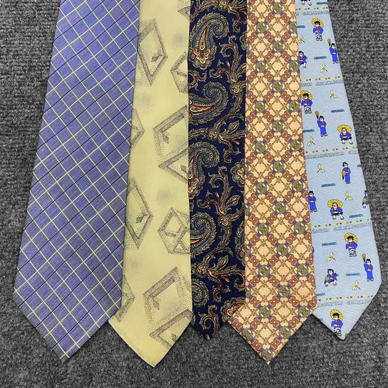 vintage高级个性商务咖色棕色复古风巴洛克精品提花刺绣中古领带