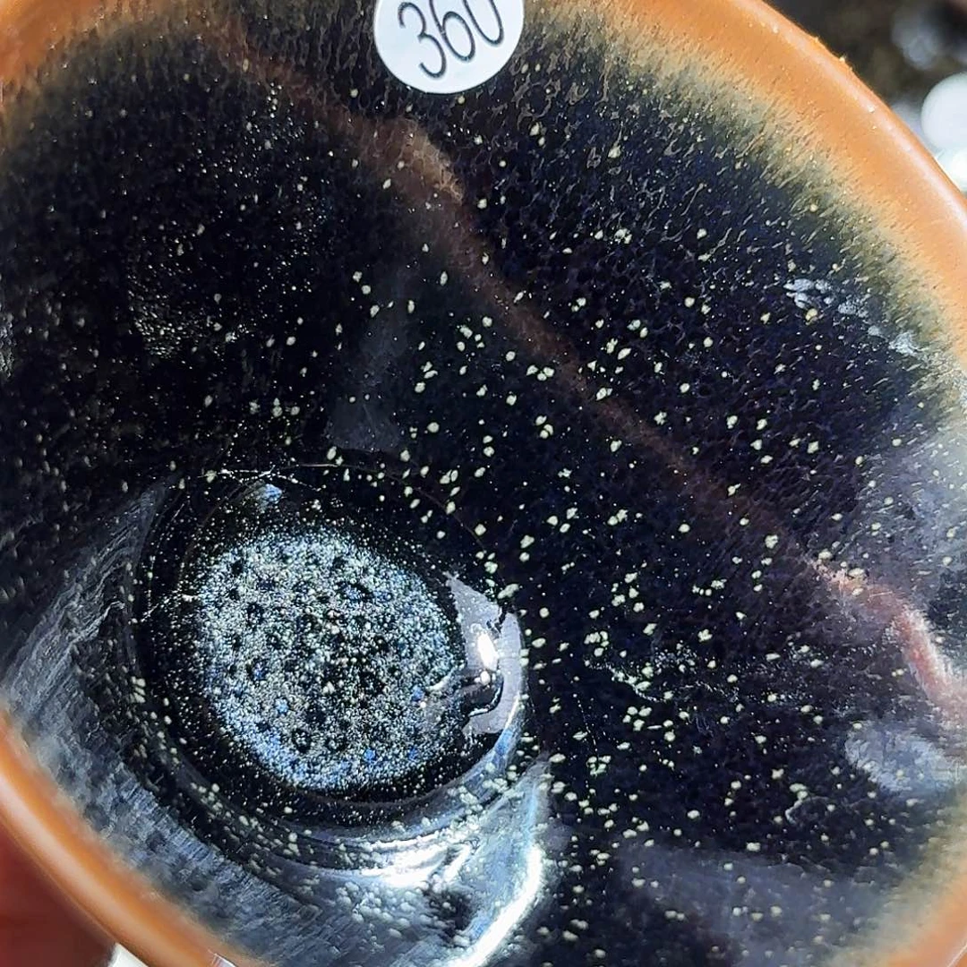 茶盏义兴龙窑建盏额360微瑕