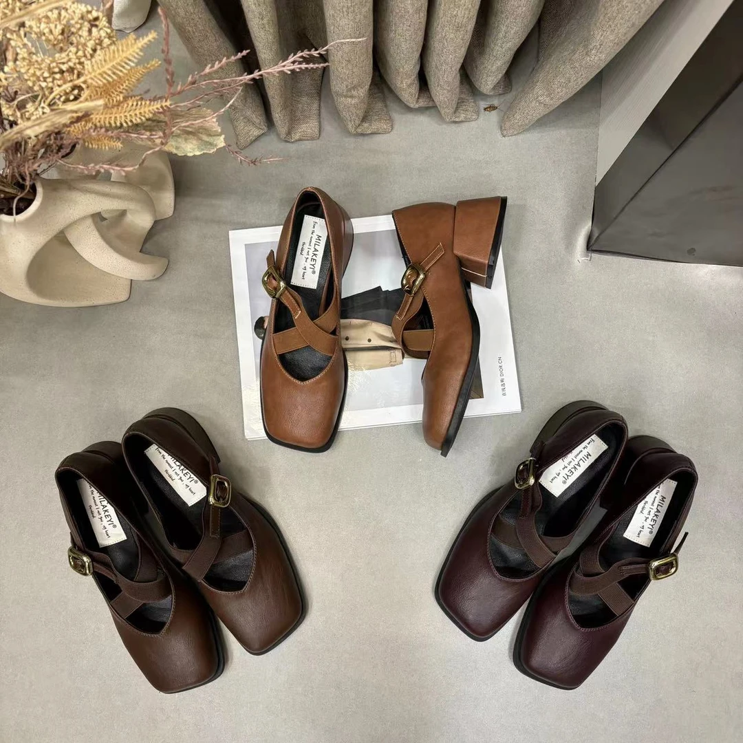 【孤品】031-065爆款气质百搭轻奢软底感网红休闲时髦法式小众单鞋