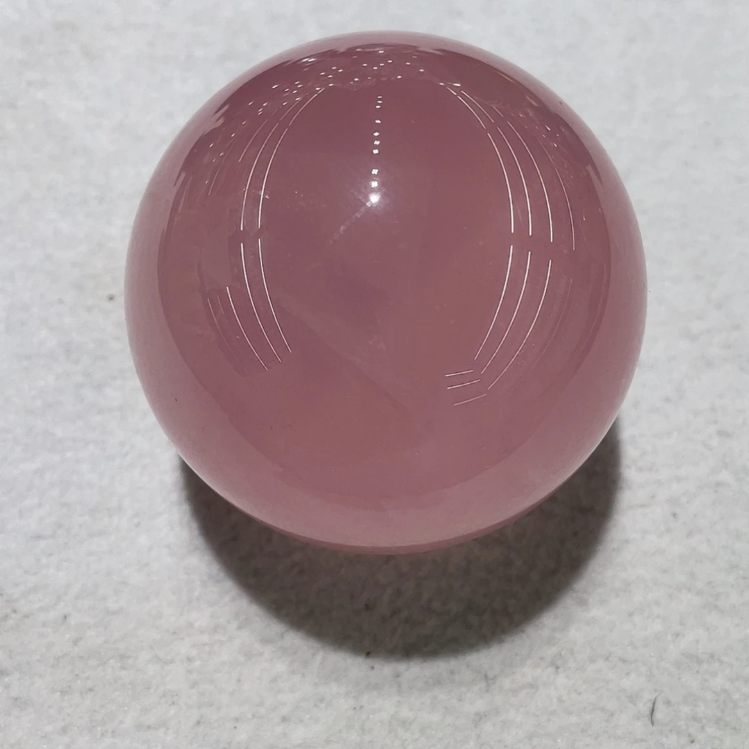 水晶珠宝半成品未镶嵌直径约5.6厘米