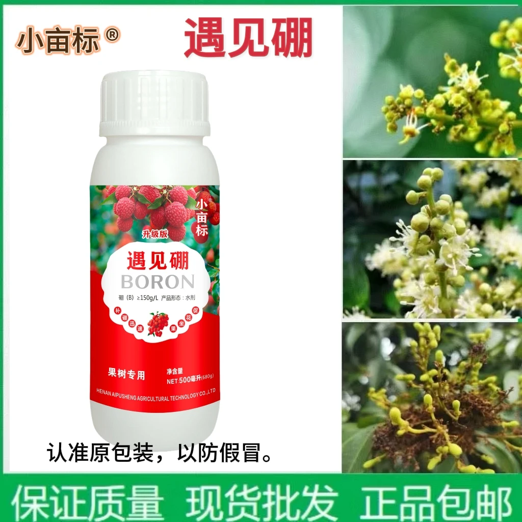 小亩标 遇见硼荔枝龙眼促进花芽分化促花授粉提高坐果率硼肥保花