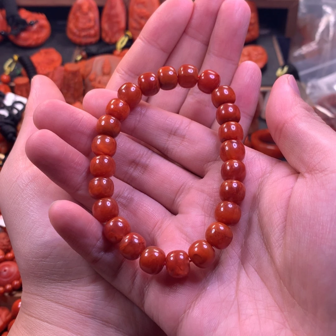 【闪购商品】未镶嵌单圈手串南红玛瑙