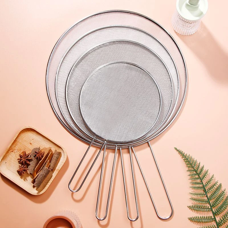 防油爆网盖油隔工具厨房不锈钢带手柄防油网防油溅锅盖防油溅网罩