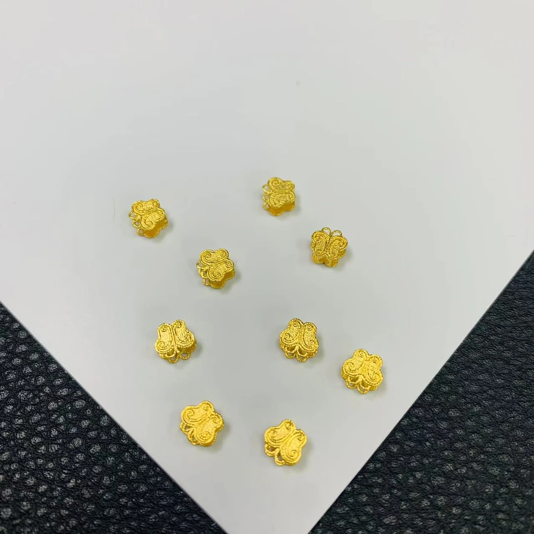 「戴琴珠宝」YZ4281-18K金蝴蝶配件-MF（多样性发其一）