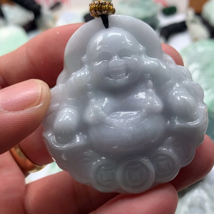 颈饰未镶嵌翡翠保真天然a货翡翠