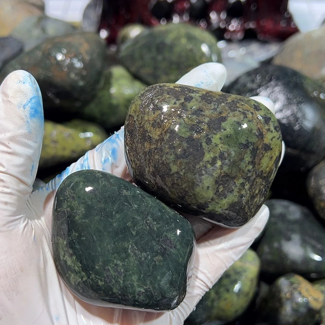 合金蛇纹石玉西藏藏玉药王石！*一