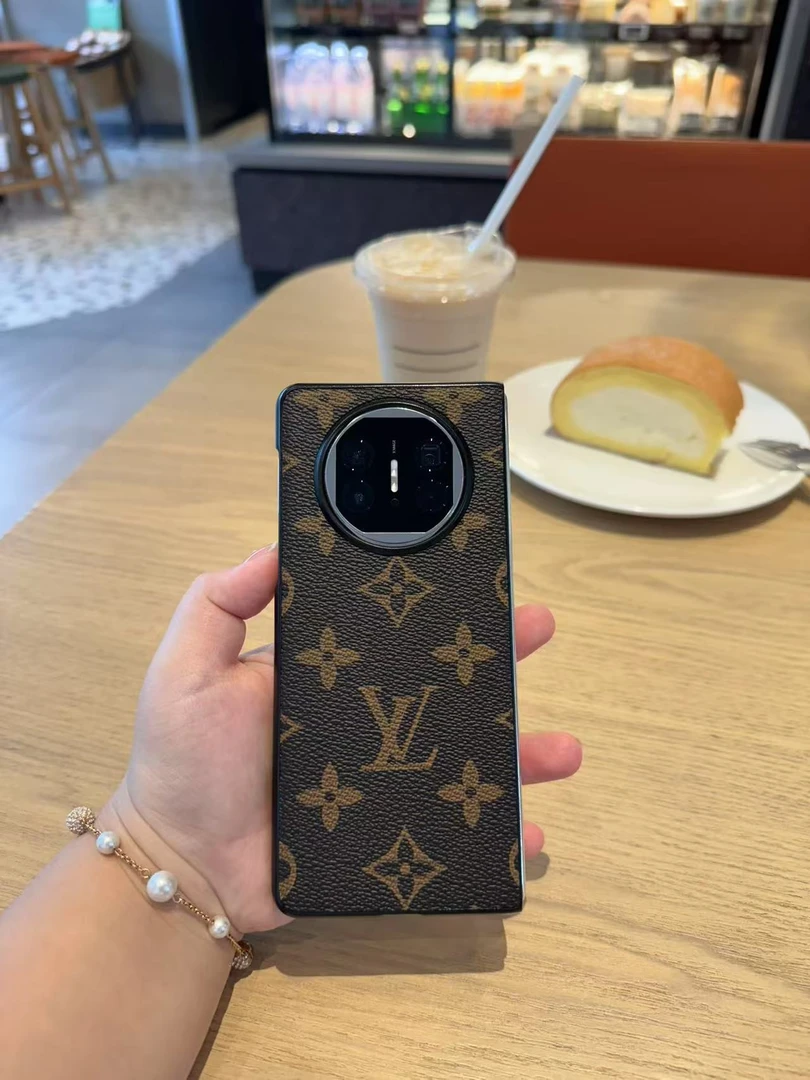 适用于华为Matex6Matex5时尚字母折叠手机壳潮牌高档个性